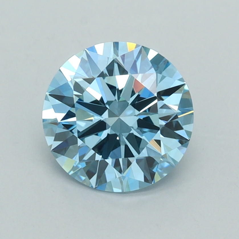 1.42 Carat Round Shaped, Ideal Cut, VVS1 Clarity, IGI Certified Lab Grown Diamond