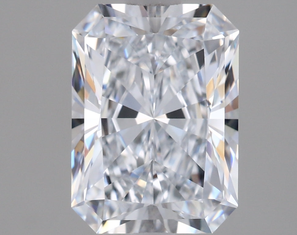2.01 Carat Radiant Shaped, Ideal Cut, E Color, VVS1 Clarity, IGI Certified Lab Grown Diamond