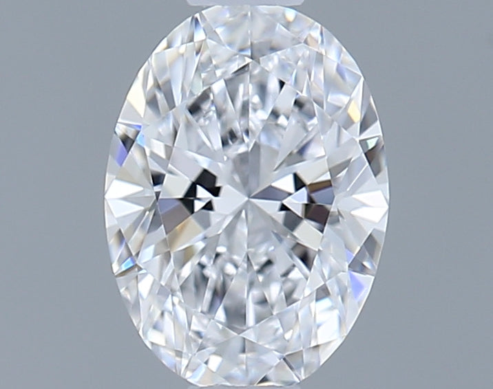 0.50 Carat Oval Shaped, Ideal Cut, D Color, IF Clarity, IGI Certified Lab Grown Diamond