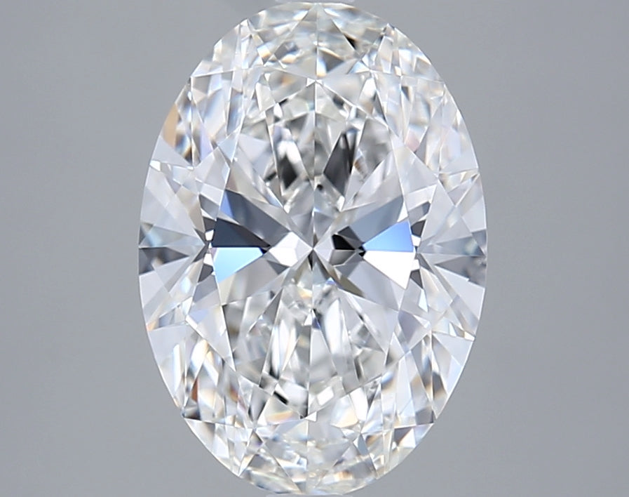 3.03 Carat Oval Shaped, Ideal Cut, E Color, FL Clarity, IGI Certified Lab Grown Diamond