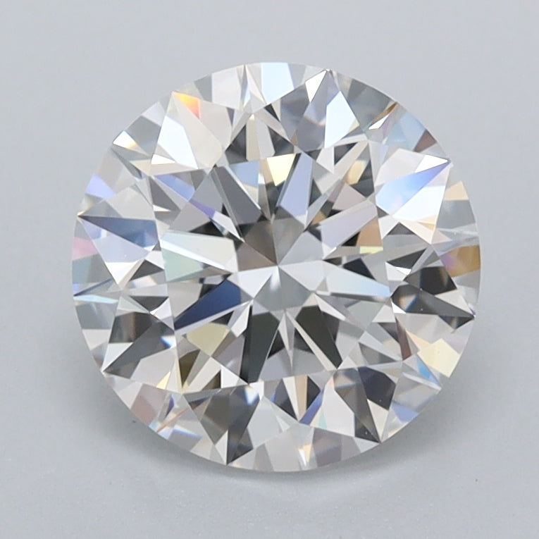 1.82 Carat Round Shaped, Ideal Cut, D Color, FL Clarity, IGI Certified Lab Grown Diamond