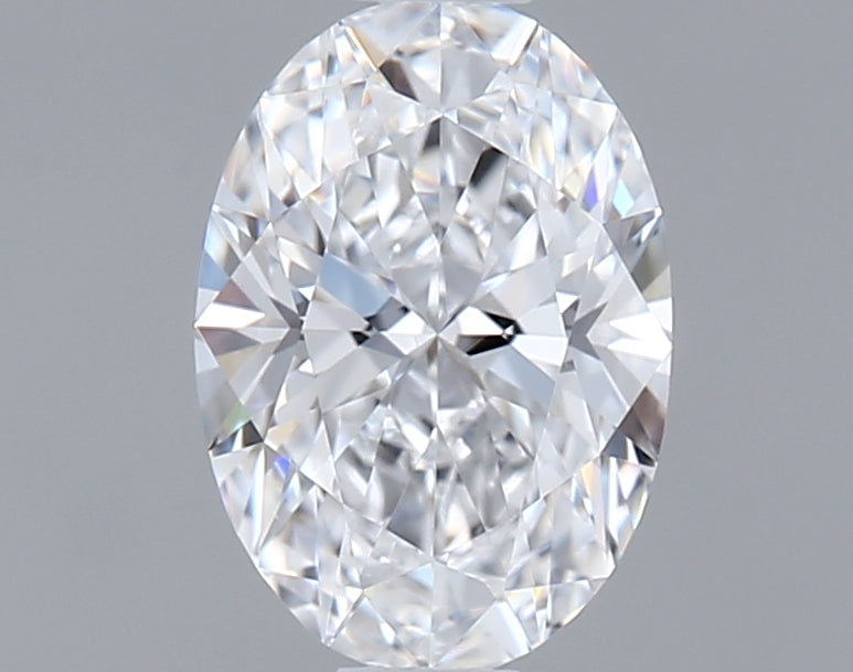 0.65 Carat Oval Shaped, Ideal Cut, D Color, IF Clarity, IGI Certified Lab Grown Diamond