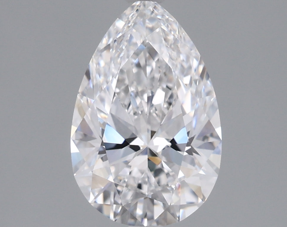 1.45 Carat Pear Shaped, Excellent Cut, D Color, FL Clarity, IGI Certified Lab Grown Diamond