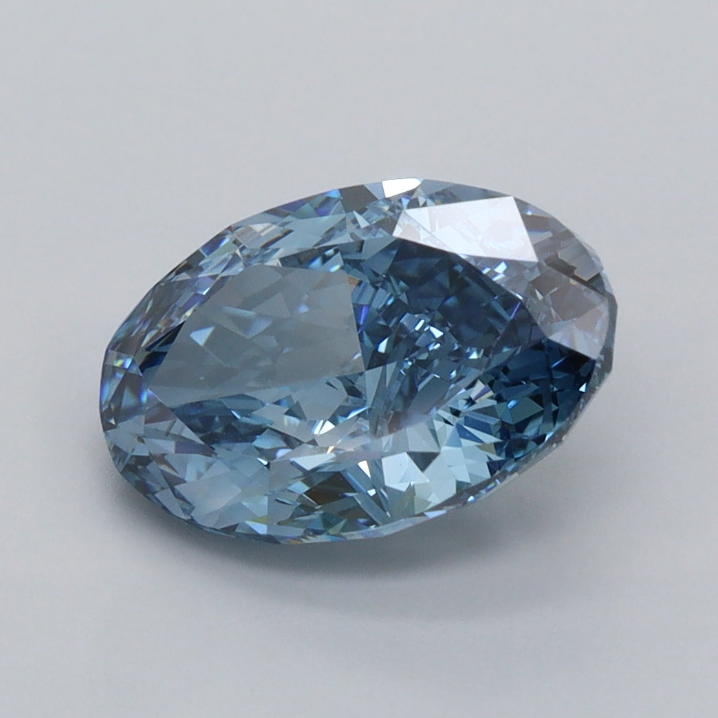 3.01 Carat Oval Shaped, Excellent Cut, VS1 Clarity, IGI Certified Lab Grown Diamond