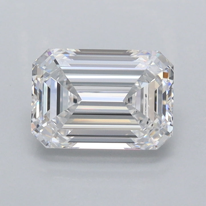 0.99 Carat Emerald Shaped, Ideal Cut, D Color, VVS1 Clarity, IGI Certified Lab Grown Diamond