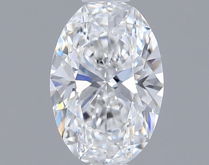 0.50 Carat Oval Shaped, Excellent Cut, D Color, IF Clarity, IGI Certified Lab Grown Diamond
