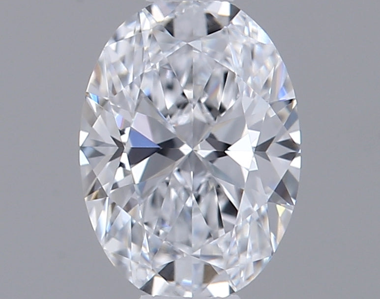 0.49 Carat Oval Shaped, Ideal Cut, D Color, IF Clarity, IGI Certified Lab Grown Diamond