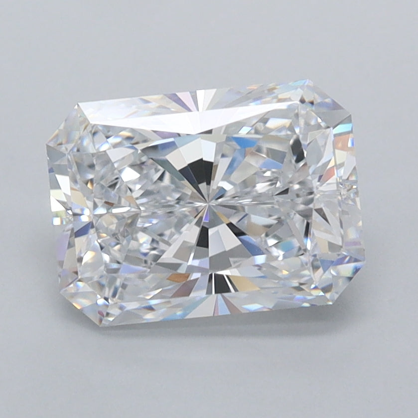 1.91 Carat Radiant Shaped, Excellent Cut, D Color, FL Clarity, IGI Certified Lab Grown Diamond