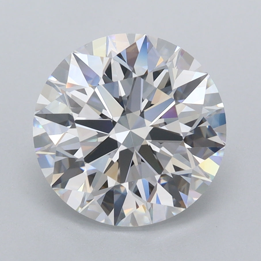 2.82 Carat Round Shaped, Ideal Cut, D Color, FL Clarity, IGI Certified Lab Grown Diamond