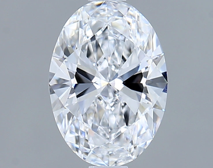 1.00 Carat Oval Shaped, Ideal Cut, D Color, FL Clarity, IGI Certified Lab Grown Diamond