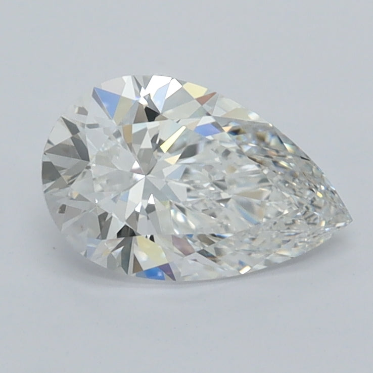 1.02 Carat Pear Shaped, Excellent Cut, E Color, VVS1 Clarity, IGI Certified Lab Grown Diamond