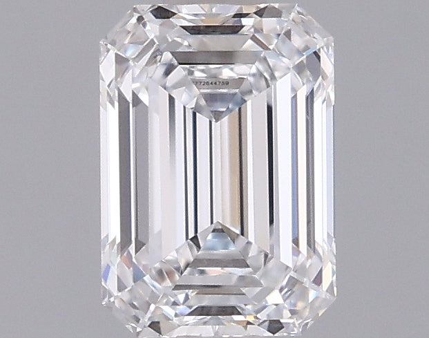 0.93 Carat Emerald Shaped, Ideal Cut, D Color, IF Clarity, IGI Certified Lab Grown Diamond