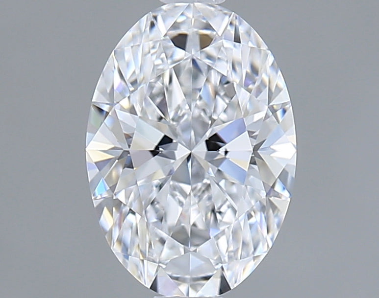 1.08 Carat Oval Shaped, Ideal Cut, D Color, FL Clarity, IGI Certified Lab Grown Diamond