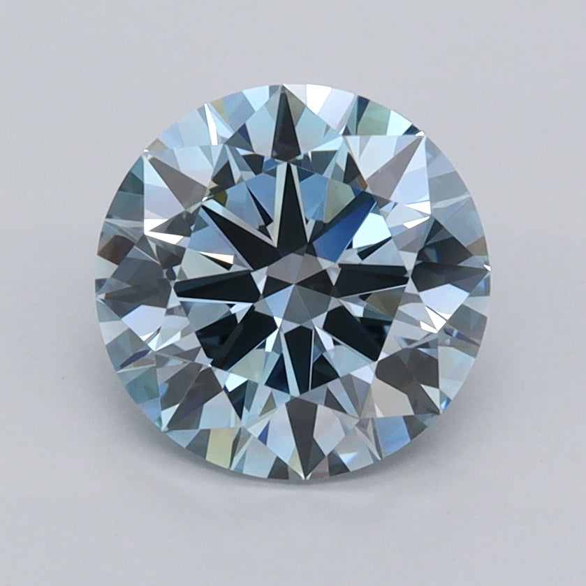 1.53 Carat Round Shaped, Excellent Cut, VVS2 Clarity, IGI Certified Lab Grown Diamond