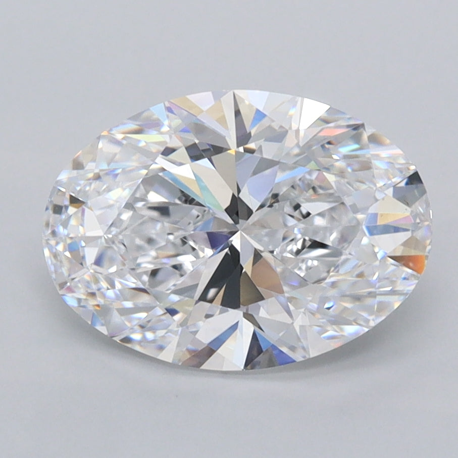 2.30 Carat Oval Shaped, Ideal Cut, D Color, VVS1 Clarity, IGI Certified Lab Grown Diamond