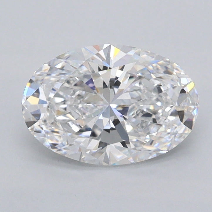 1.03 Carat Oval Shaped, Ideal Cut, D Color, FL Clarity, IGI Certified Lab Grown Diamond
