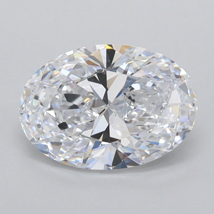 1.02 Carat Oval Shaped, Ideal Cut, D Color, FL Clarity, IGI Certified Lab Grown Diamond