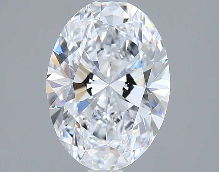 1.22 Carat Oval Shaped, Ideal Cut, D Color, FL Clarity, IGI Certified Lab Grown Diamond
