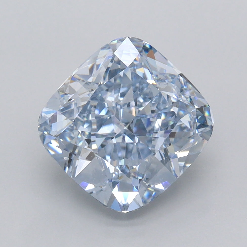 3.00 Carat Cushion Shaped, Ideal Cut, VVS2 Clarity, IGI Certified Lab Grown Diamond