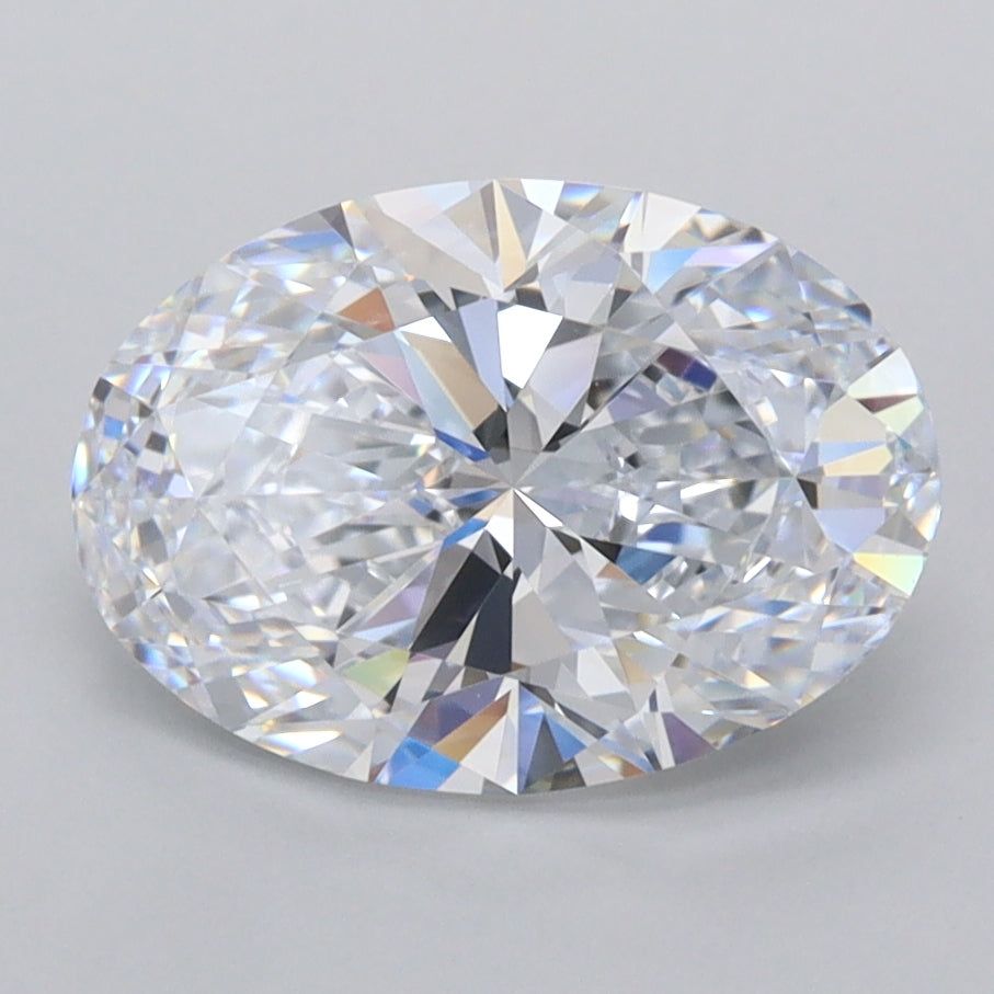 2.37 Carat Oval Shaped, Ideal Cut, D Color, VVS1 Clarity, IGI Certified Lab Grown Diamond