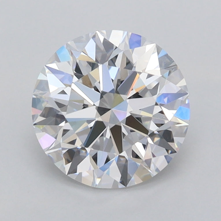 1.55 Carat Round Shaped, Ideal Cut, D Color, FL Clarity, IGI Certified Lab Grown Diamond