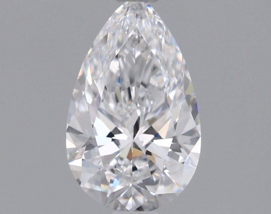 0.93 Carat Pear Shaped, Ideal Cut, D Color, VVS1 Clarity, IGI Certified Lab Grown Diamond