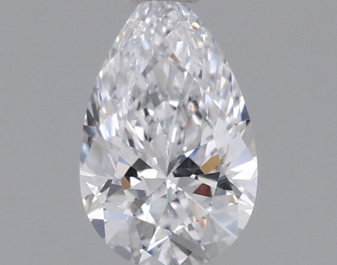 0.53 Carat Pear Shaped, Ideal Cut, D Color, VVS1 Clarity, IGI Certified Lab Grown Diamond