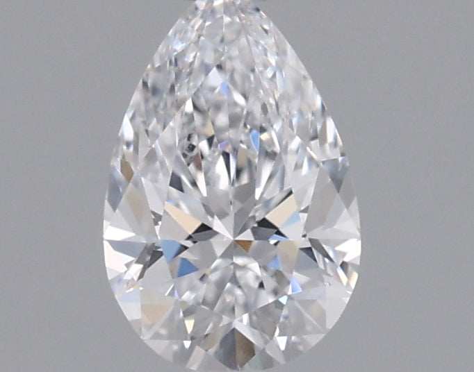 0.56 Carat Pear Shaped, Ideal Cut, D Color, IF Clarity, IGI Certified Lab Grown Diamond