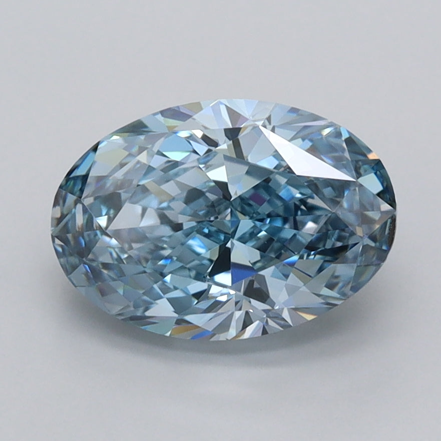 2.06 Carat Oval Shaped, Very Good Cut, VVS1 Clarity, IGI Certified Lab Grown Diamond