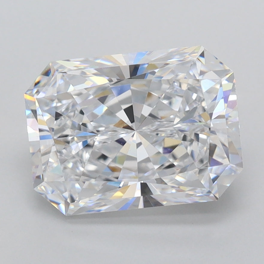 2.73 Carat Radiant Shaped, Ideal Cut, D Color, FL Clarity, IGI Certified Lab Grown Diamond