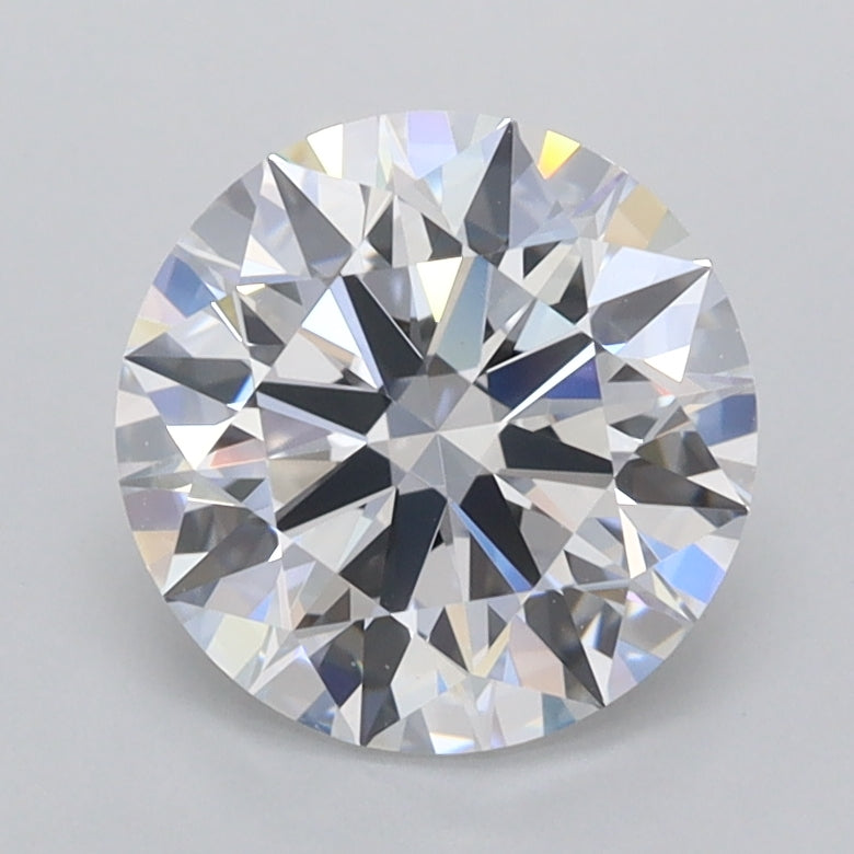 1.86 Carat Round Shaped, Ideal Cut, D Color, FL Clarity, IGI Certified Lab Grown Diamond
