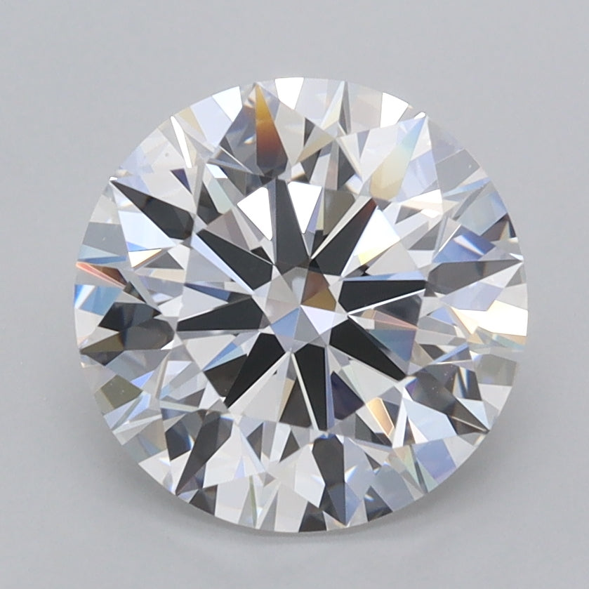 2.49 Carat Round Shaped, Ideal Cut, D Color, FL Clarity, IGI Certified Lab Grown Diamond