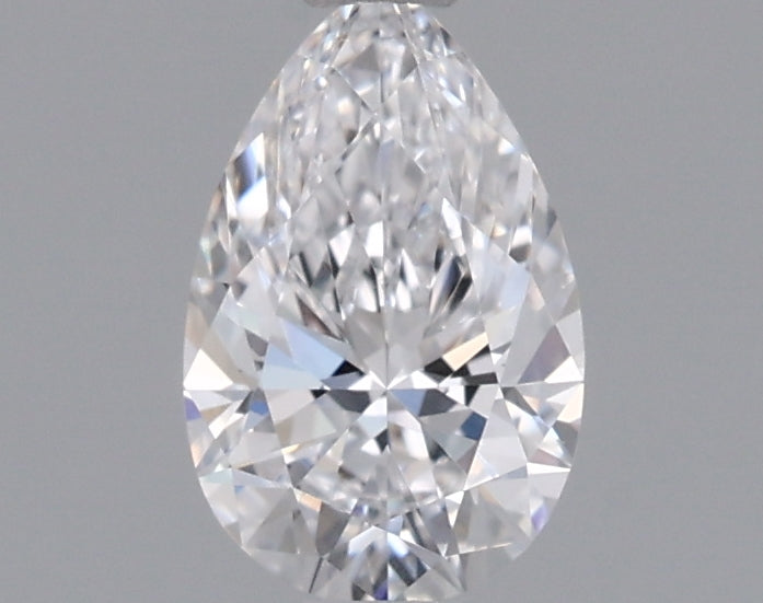 0.51 Carat Pear Shaped, Ideal Cut, D Color, VVS1 Clarity, IGI Certified Lab Grown Diamond