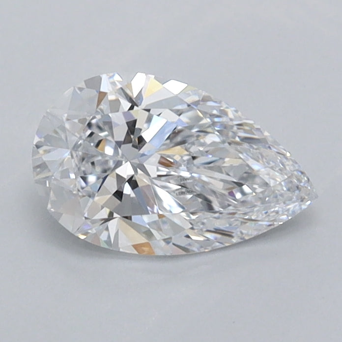 0.71 Carat Pear Shaped, Excellent Cut, D Color, VVS1 Clarity, IGI Certified Lab Grown Diamond