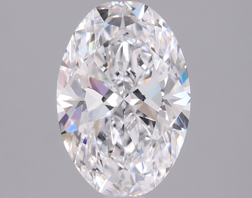 1.48 Carat Oval Shaped, Ideal Cut, D Color, FL Clarity, IGI Certified Lab Grown Diamond