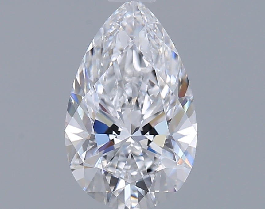 0.97 Carat Pear Shaped, Excellent Cut, D Color, IF Clarity, IGI Certified Lab Grown Diamond