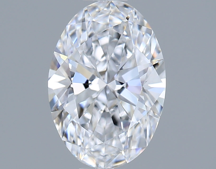 0.93 Carat Oval Shaped, Ideal Cut, D Color, IF Clarity, IGI Certified Lab Grown Diamond