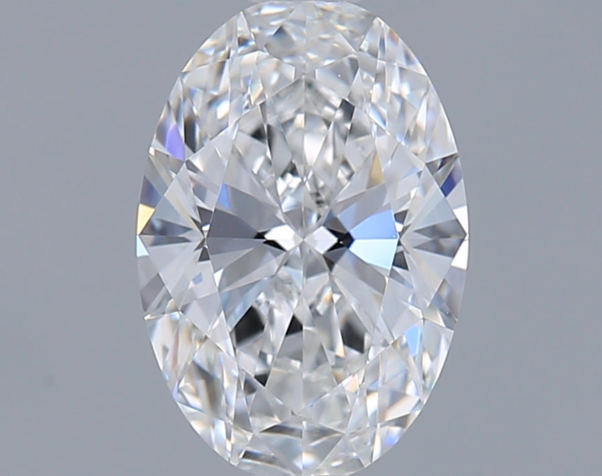 0.95 Carat Oval Shaped, Ideal Cut, D Color, IF Clarity, IGI Certified Lab Grown Diamond