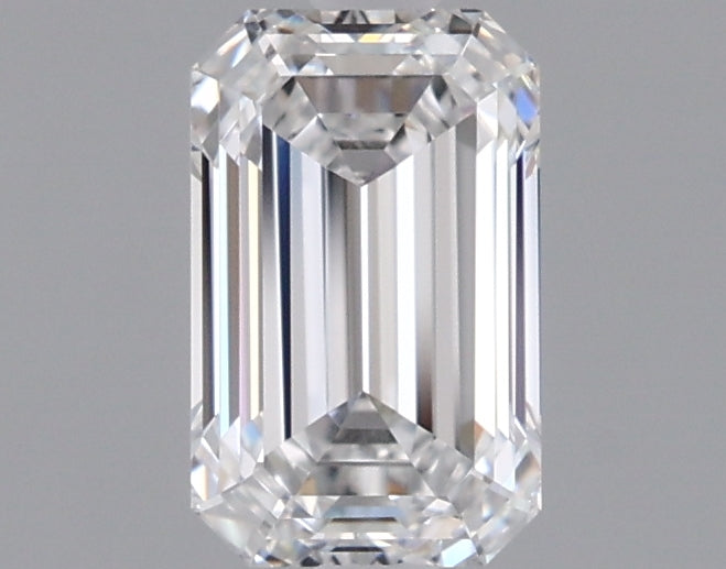 0.96 Carat Emerald Shaped, Ideal Cut, D Color, VVS1 Clarity, IGI Certified Lab Grown Diamond