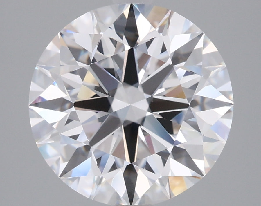 3.44 Carat Round Shaped, Excellent Cut, D Color, VVS1 Clarity, IGI Certified Lab Grown Diamond