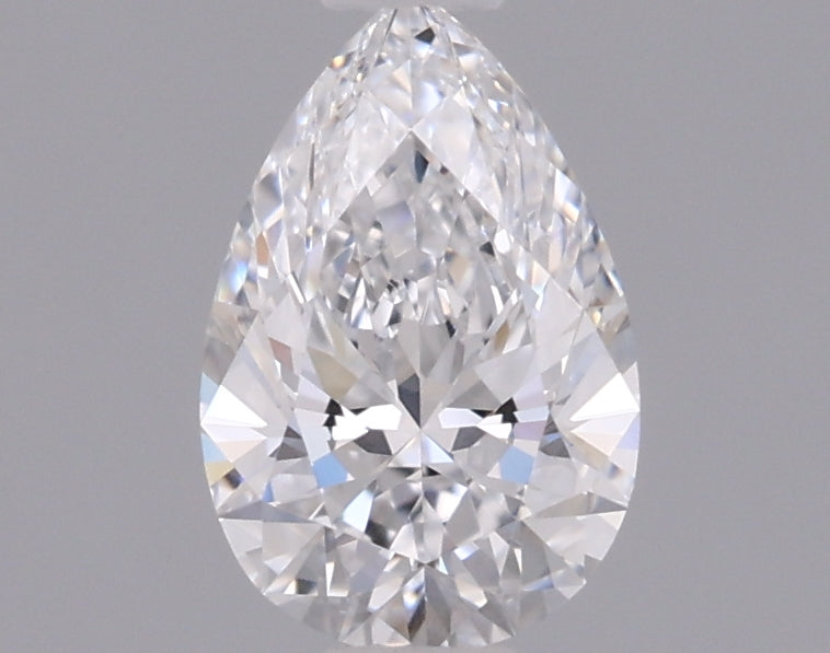 0.49 Carat Pear Shaped, Ideal Cut, D Color, VVS1 Clarity, IGI Certified Lab Grown Diamond