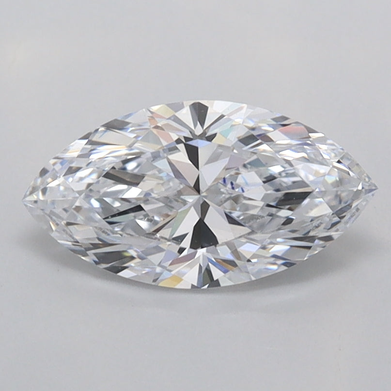 0.96 Carat Marquise Shaped, Ideal Cut, E Color, IF Clarity, IGI Certified Lab Grown Diamond