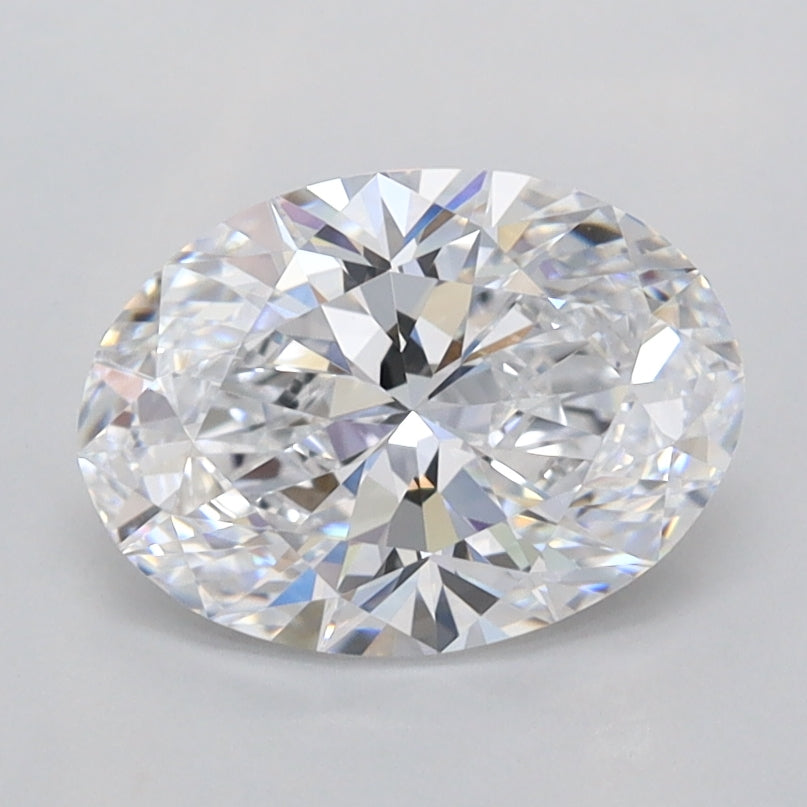 1.19 Carat Oval Shaped, Ideal Cut, D Color, FL Clarity, IGI Certified Lab Grown Diamond