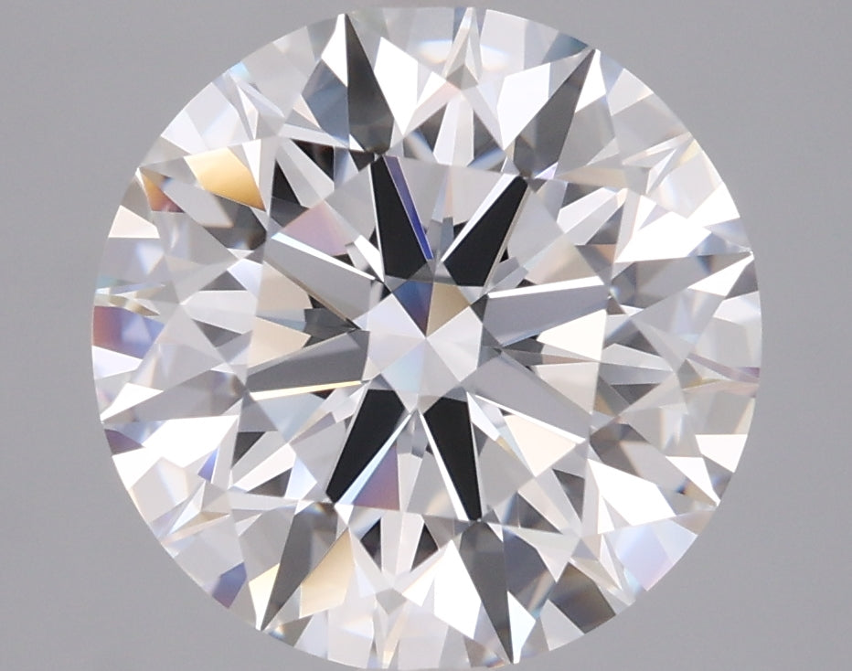 3.67 Carat Round Shaped, Ideal Cut, F Color, FL Clarity, IGI Certified Lab Grown Diamond