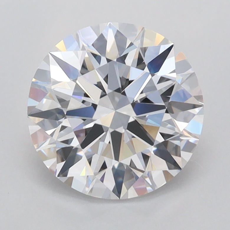 2.01 Carat Round Shaped, Ideal Cut, D Color, FL Clarity, IGI Certified Lab Grown Diamond
