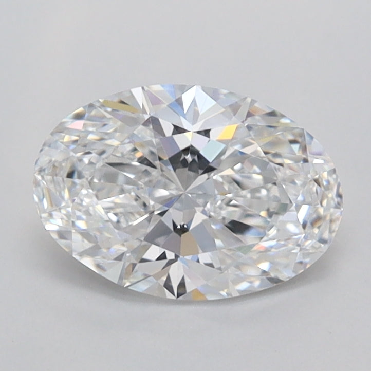 1.01 Carat Oval Shaped, Ideal Cut, D Color, FL Clarity, IGI Certified Lab Grown Diamond