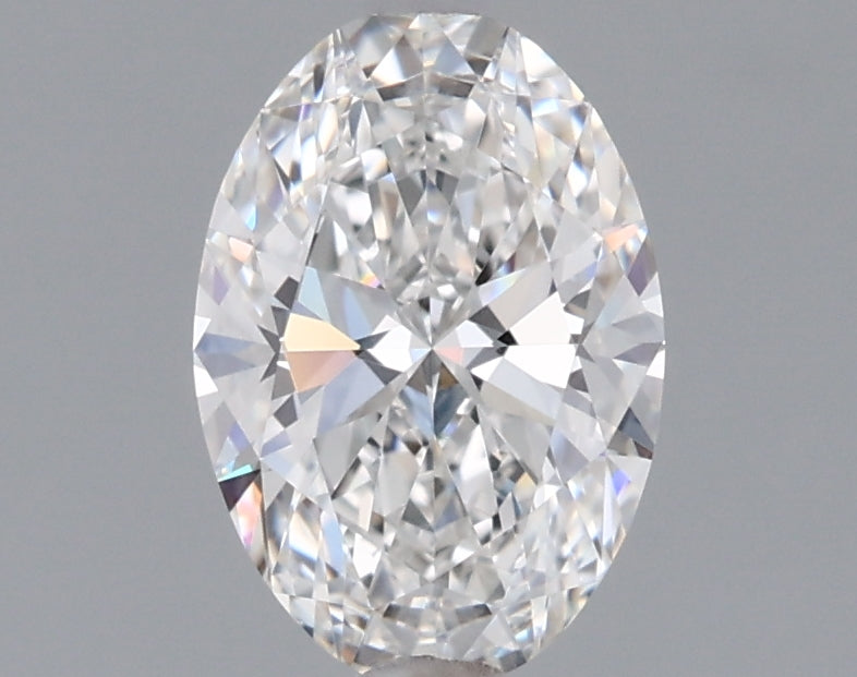 0.94 Carat Oval Shaped, Ideal Cut, D Color, FL Clarity, IGI Certified Lab Grown Diamond