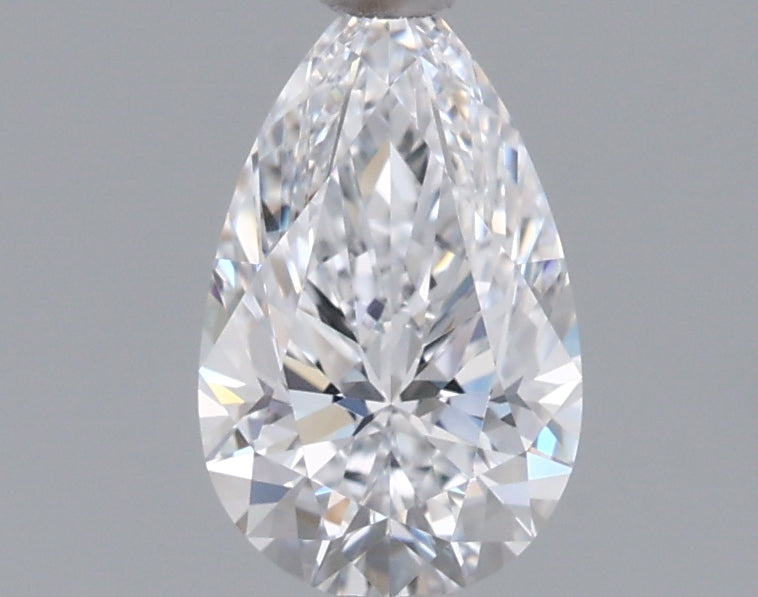 0.86 Carat Pear Shaped, Excellent Cut, D Color, IF Clarity, IGI Certified Lab Grown Diamond