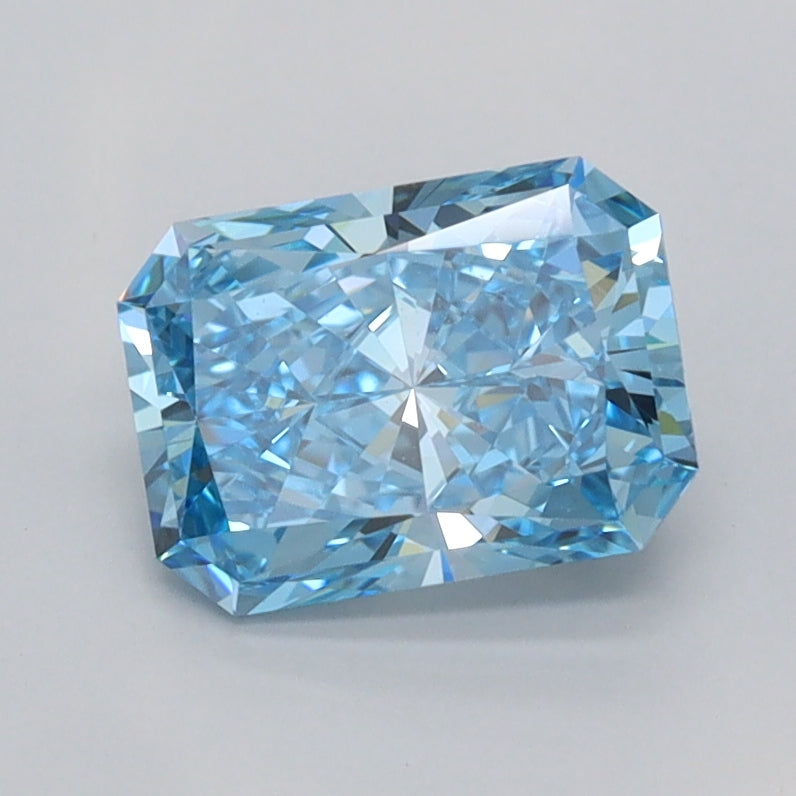 1.28 Carat Radiant Shaped, Ideal Cut, FL Clarity, IGI Certified Lab Grown Diamond