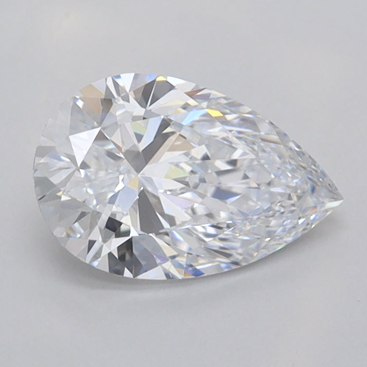 1.03 Carat Pear Shaped, Ideal Cut, D Color, VVS1 Clarity, IGI Certified Lab Grown Diamond